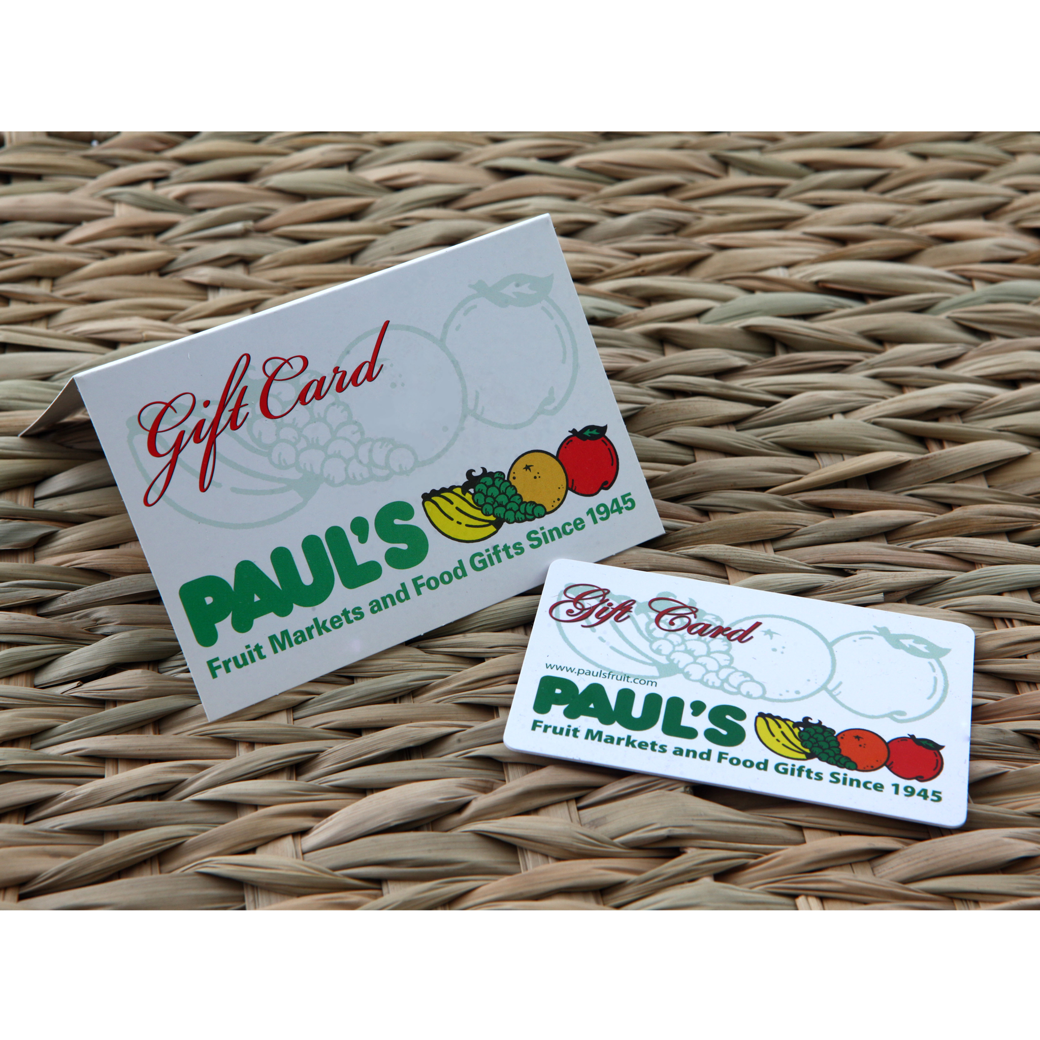 Picture of Paul's $50 Gift Card